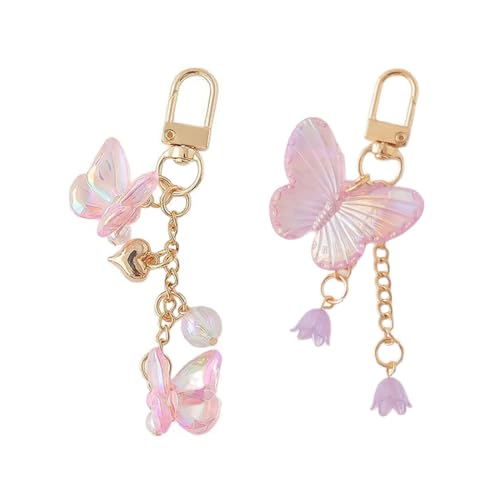 Gaodercha 2 Stück Schmetterling Herz Form Schlüsselanhänger Charms Y2k ästhetische Schlüsselanhänger Acryl bunte Schmetterling Legierung Schlüsselanhäng für Telefon Tasche Handtasche Rucksack Kamera Gaodercha 2 Stück Schmetterling Herz Form Schlüsselanhänger Charms Y2k ästhetische Schlüsselanhänger Acryl bunte Schmetterling Legierung Schlüsselanhäng für Telefon Tasche Handtasche Rucksack Kamera von Gaodercha