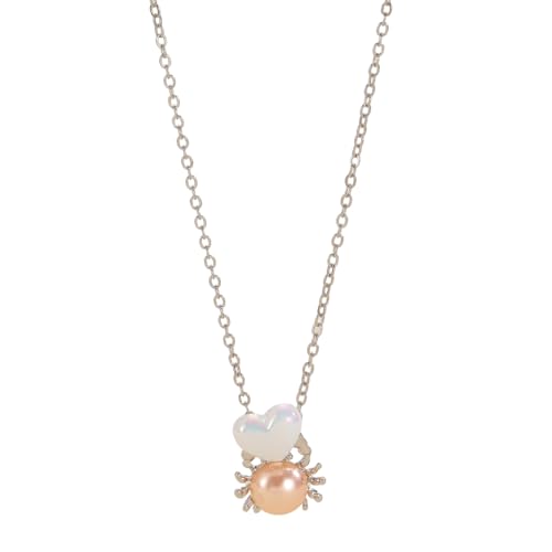 Gaodercha kleine Krabbe Halskette Legierung Anhänger Halsketten verstellbare Kette 45,7 + 5,3 cm niedliche Schmuck für Frauen Mädchen täglich tragen Gaodercha kleine Krabbe Halskette Legierung Anhänger Halsketten verstellbare Kette 45,7 + 5,3 cm niedliche Schmuck für Frauen Mädchen täglich tragen von Gaodercha