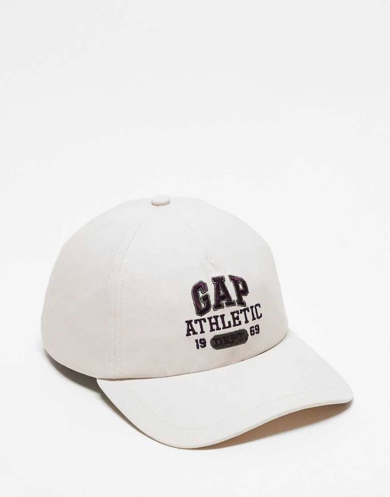GAP - Kappe in Cremeweiß mit „Athletic"-Logo-Grau von Gap