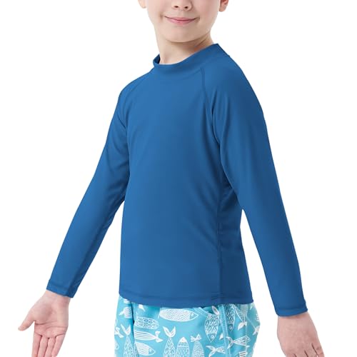 GarBull Jungen Rash Guard UV-Schutz T-Shirt – Kurzarm/Langarm, UPF 50+, Schnelltrocknend, Schwimmshirt für Kinder von GarBull