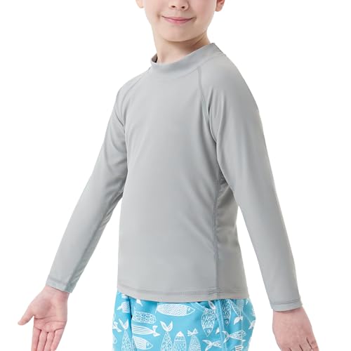 GarBull Jungen Rash Guard UV-Schutz T-Shirt – Kurzarm/Langarm, UPF 50+, Schnelltrocknend, Schwimmshirt für Kinder von GarBull