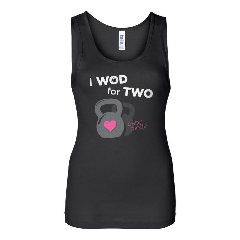 Crossfit Schwangerschafts Tank Top I Wod For Two, Baby Mode Für Schwangere Mütter Die Workouts von GarCard
