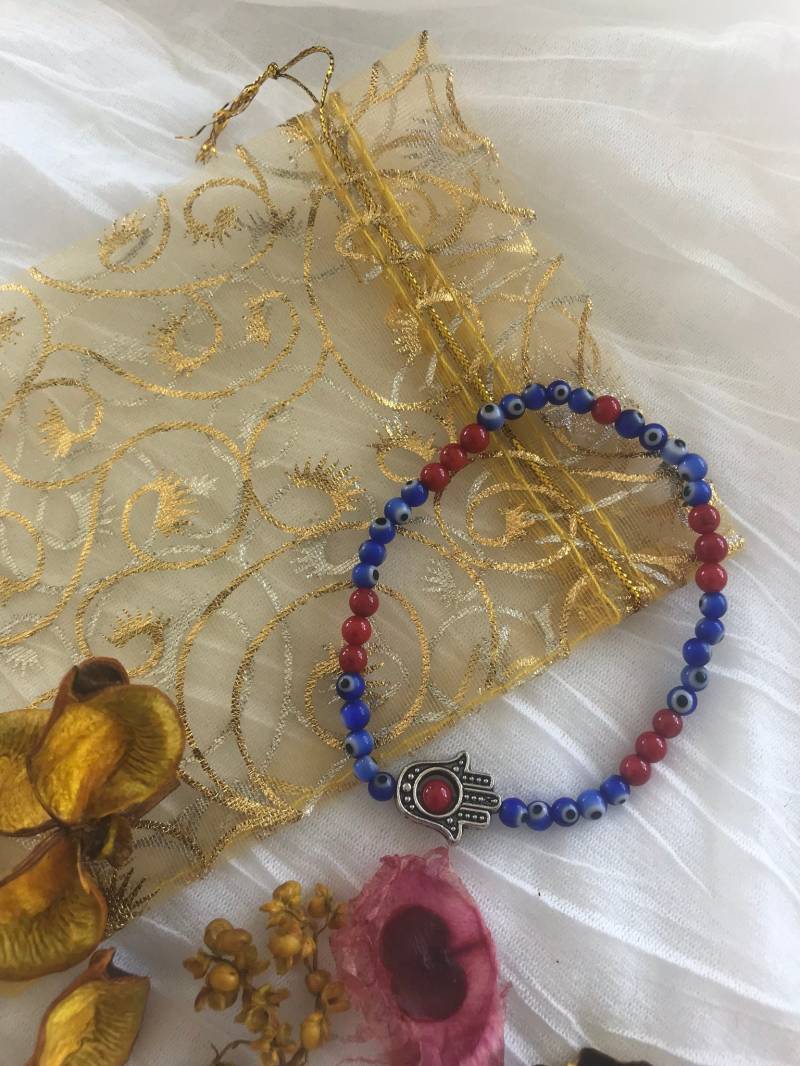 Schutzarmband, Böser Blick, Hamsa Hand, Armband Freizeitkleidung, Geschenkarmband, Garabatobyc Schutzarmband, Böser Blick, Hamsa Hand, Armband Freizeitkleidung, Geschenkarmband, Garabatobyc von GarabatoByC