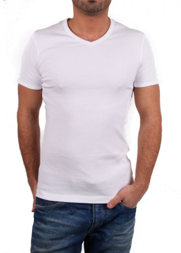 Garage Herren Shirt/ T-Shirt 0302, Gr. 52/54 (L), Weiß (white) von Garage