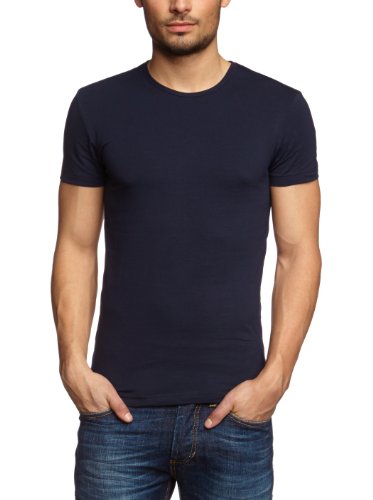 Garage Herren Shirt/ T-Shirt 201 - T-shirt R-neck bodyfit II, Gr. 52 (Herstellergröße: L), Blau (navy) von Garage