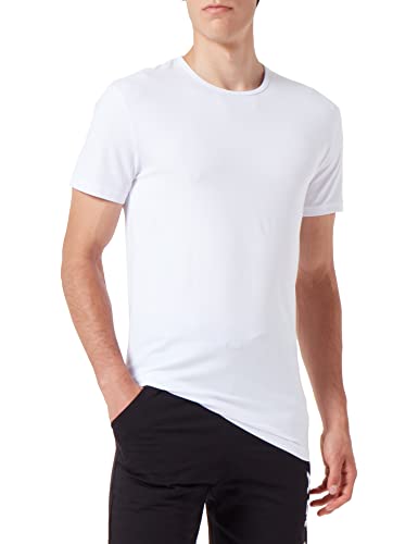 Garage Herren Shirt/ T-Shirt 201 - T-shirt R-neck bodyfit II, Gr. 52 (Herstellergröße: L), Weiß (white) von Garage