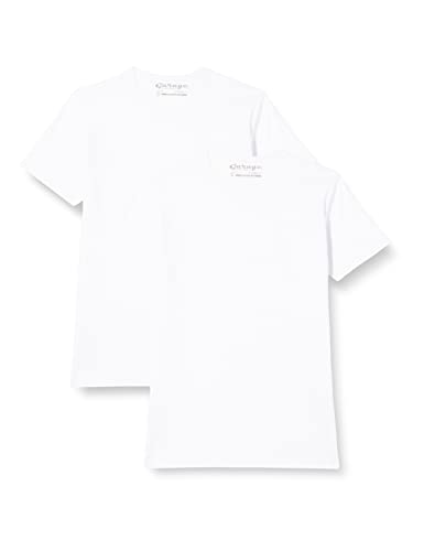Garage Herren T-Shirt 2 er PackRegular Fit 103-2-Pack RN T-Shirt Regular fit, Gr. S / 48, Weiß (White 100) von Garage