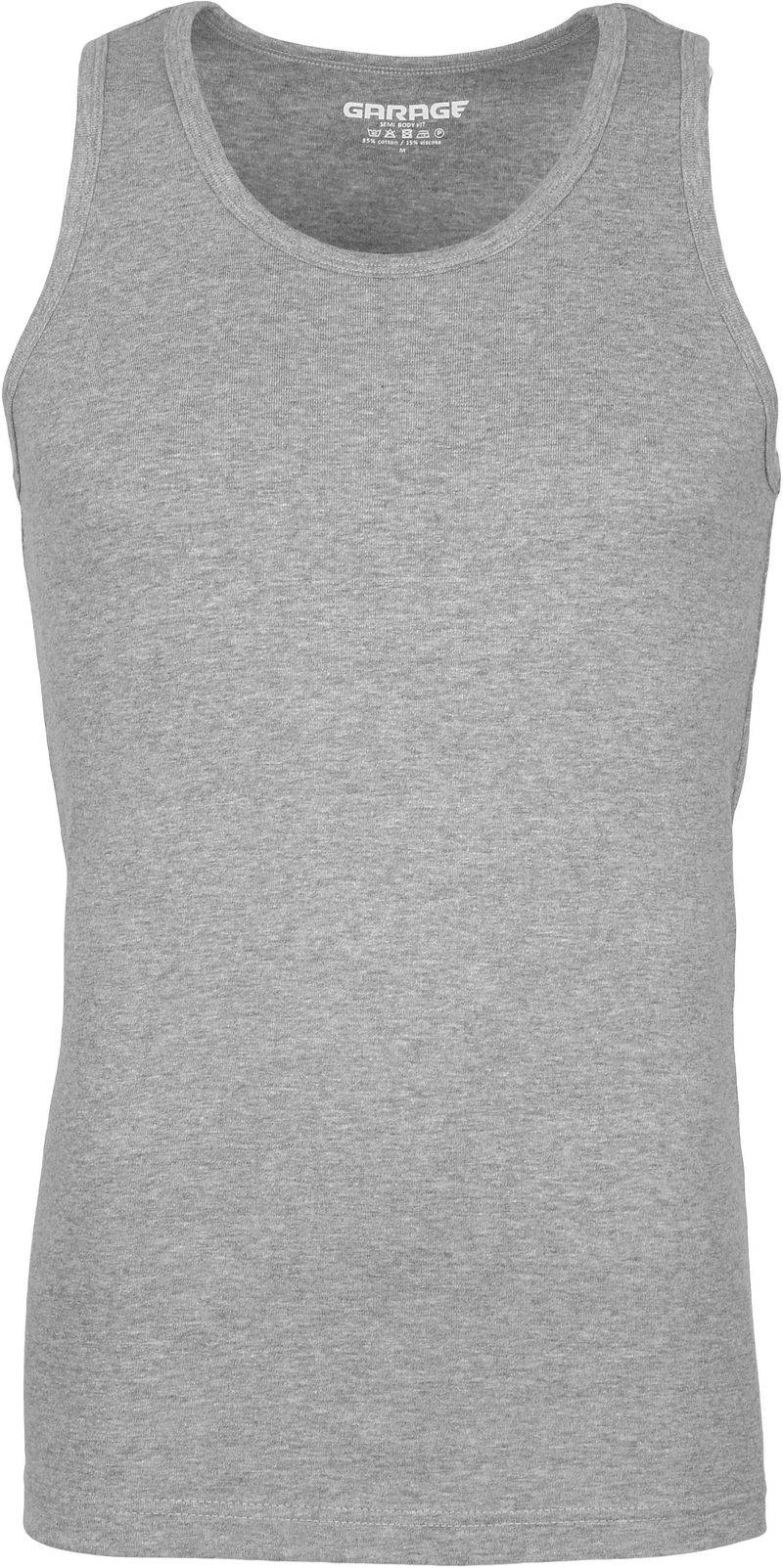 Garage Stretch Basic Singlet Grau - Größe L von Garage