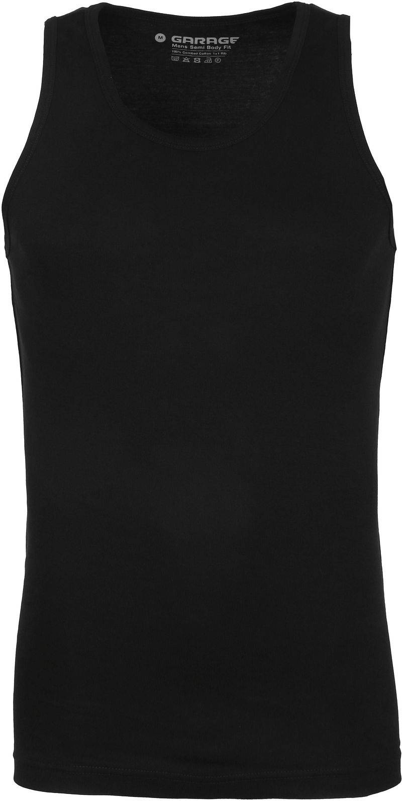 Garage Stretch Basic Singlet Schwarz - Größe XXL von Garage