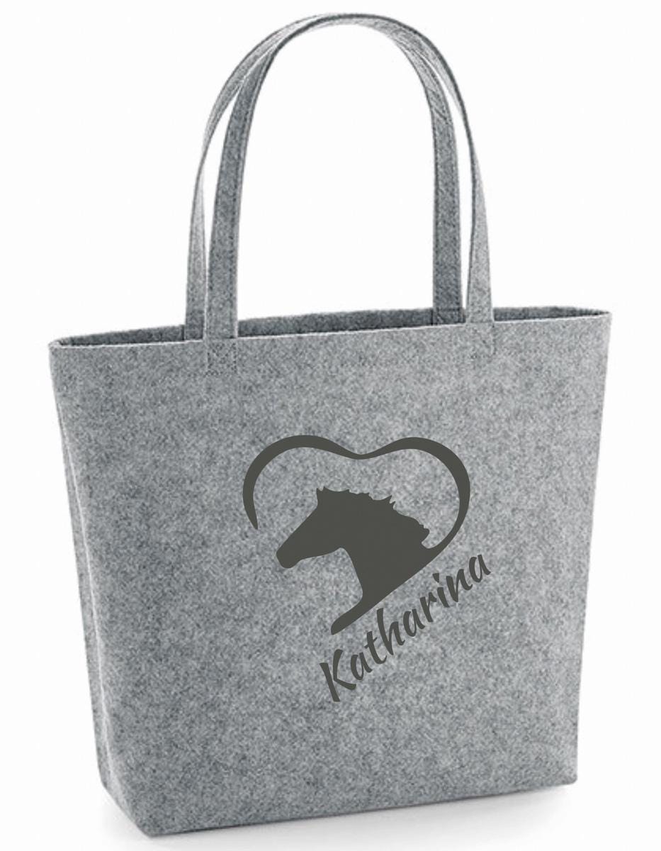 Filztasche Mit Herausnehmbarer Innentasche | 22L 49 X 39 13, 5 Polyester Optinonale Gravur Pferd Herz Name Filztasche Mit Herausnehmbarer Innentasche | 22L 49 X 39 13, 5 Polyester Optinonale Gravur Pferd Herz Name von GarageSixtysix