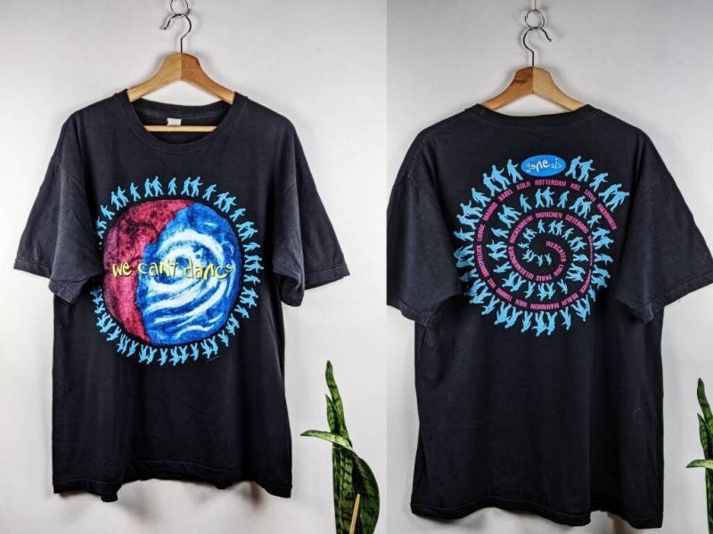 Vintage Genesis Merch 1992 We Can't Dance Single Stitch von GarageVintageClothes
