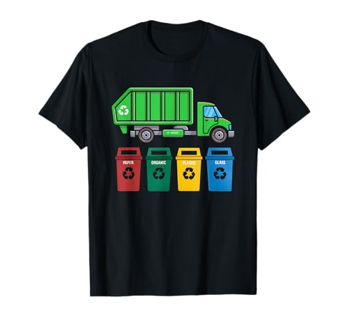 Müllwagen Kinder Jungen Recycling LKW T-Shirt Müllwagen Kinder Jungen Recycling LKW T-Shirt von Garbage Day Designs für Kinder