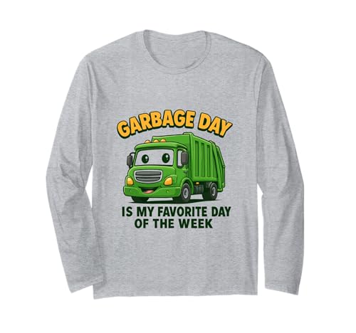 Garbage Day ist der beliebteste Müllwagen für Kinder, Jungen und Kleinkinder Langarmshirt Garbage Day ist der beliebteste Müllwagen für Kinder, Jungen und Kleinkinder Langarmshirt von Garbage Day Truck Truck Apparel For Boys Kids