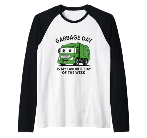 Garbage Day ist der beliebteste Müllwagen für Kinder, Jungen und Kleinkinder Raglan Garbage Day ist der beliebteste Müllwagen für Kinder, Jungen und Kleinkinder Raglan von Garbage Day Truck Truck Apparel For Boys Kids