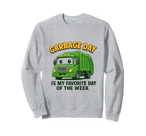 Garbage Day ist der beliebteste Müllwagen für Kinder, Jungen und Kleinkinder Sweatshirt von Garbage Day Truck Truck Apparel For Boys Kids