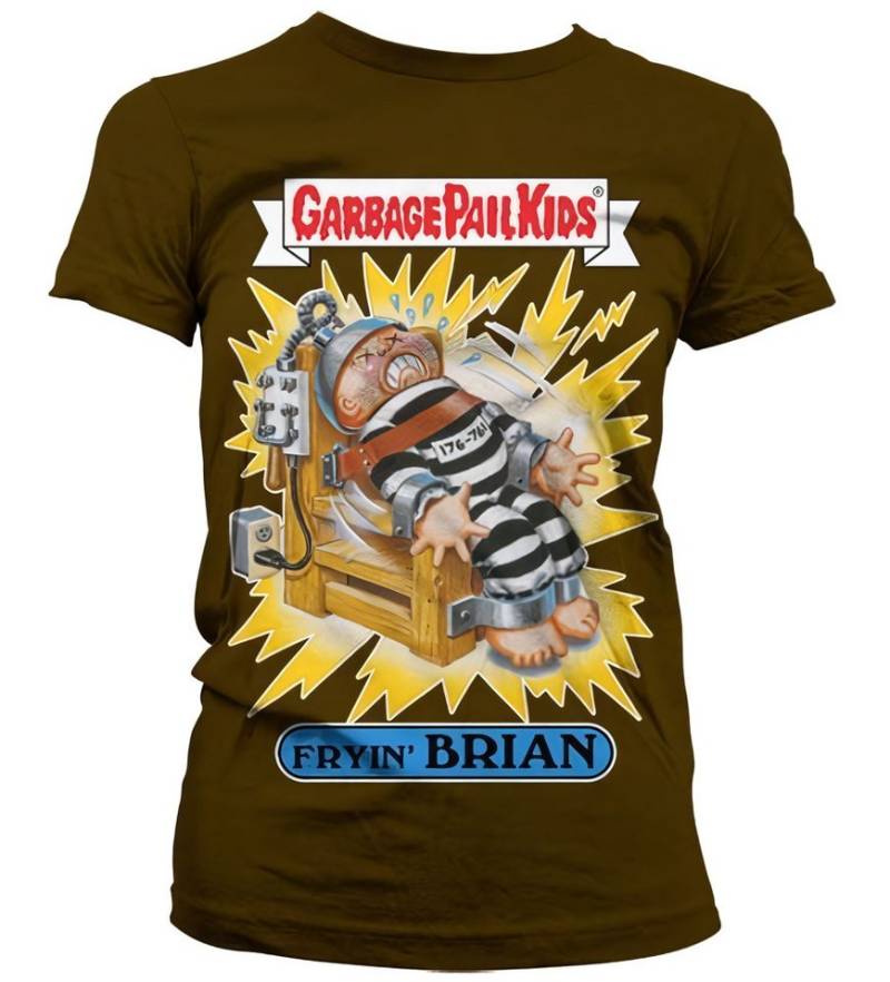 Garbage Pail Kids T-Shirt Fryin' Brian Girly T-Shirt von Garbage Pail Kids