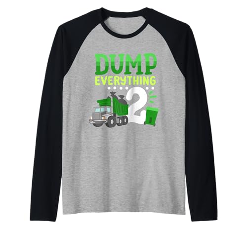 Zum 2. Geburtstag eines Müllwagens werfen Jungen Alles Weg, was 2 Jahre alt ist Raglan Zum 2. Geburtstag eines Müllwagens werfen Jungen Alles Weg, was 2 Jahre alt ist Raglan von Garbage Truck Kids Birthday Party Outfit