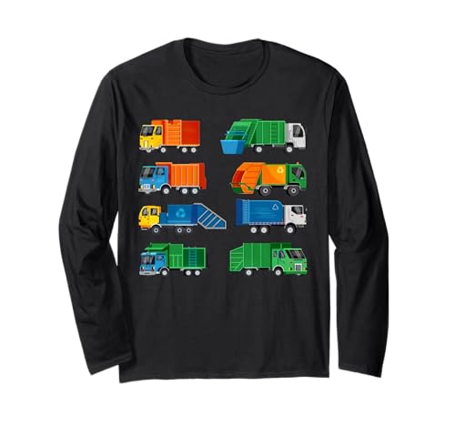 Müllwagen Mülltrennung Kostüm Kinder Kleinkind Langarmshirt Müllwagen Mülltrennung Kostüm Kinder Kleinkind Langarmshirt von Garbage Truck Recycling Day Trash Waste Separation