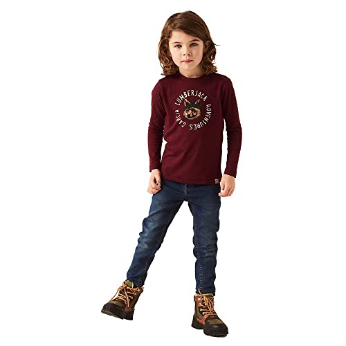 Garcia Kids Jungen Long Sleeve T-Shirt, barn red, 92/98 von Garcia Kids