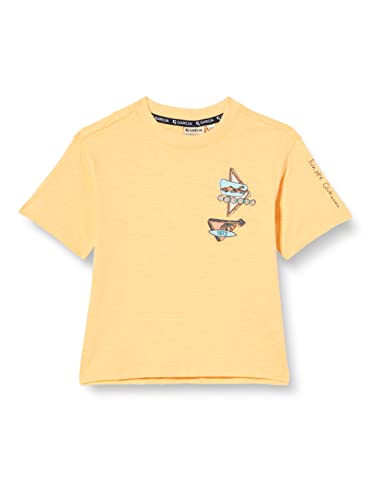 Garcia Kids Jungen Short Sleeve T-Shirt, Corn, 104/110 von GARCIA