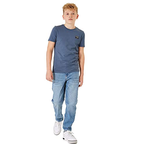 Garcia Kids Jungen Short Sleeve T-Shirt, Nebula Blue, 140/146 von GARCIA DE LA CRUZ