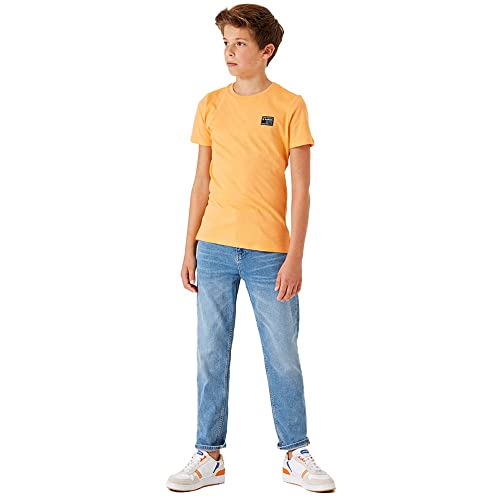 Garcia Kids Jungen Short Sleeve T-Shirt, neon Carrot, 164/170 von GARCIA DE LA CRUZ