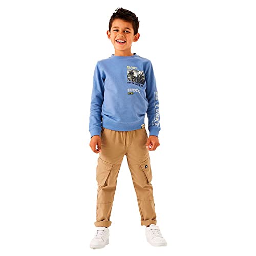 Garcia Kids Jungen Sweater Sweatshirt, Blue Bird, 104/110 von Garcia Kids