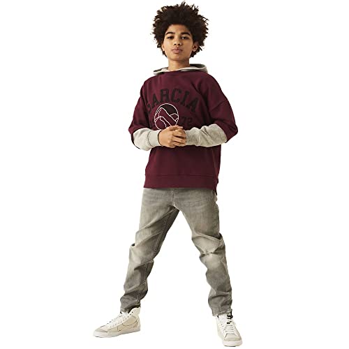 Garcia Kids Jungen Sweater Sweatshirt, Maroon, 152/158 von Garcia Kids