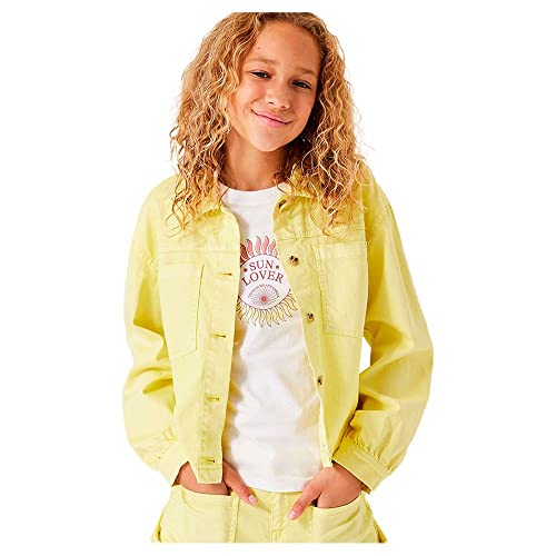 Garcia Kids Mädchen Colbert + Gilet Leichte Baumwolljacke, Fresh Lemon, 176 von Garcia Kids