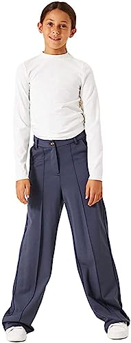 Garcia Kids Mädchen Pants Non Denim Hose, Blue Heather, 134 von Garcia Kids