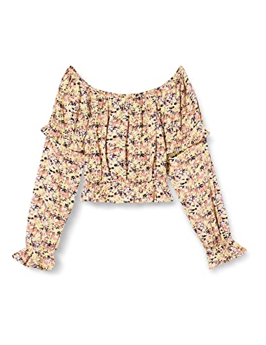 Garcia Kids Mädchen Shirt Long Sleeve Bluse, Fresh Lemon, 152/158 von Garcia Kids