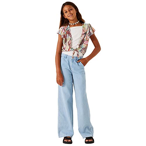 Garcia Kids Mädchen Shirt Short Sleeve Bluse, Summer Field, 152/158 von Garcia Kids