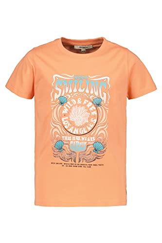 Garcia Kids Mädchen Short Sleeve T-Shirt, Coral Shimmer, 140/146 von Garcia Kids