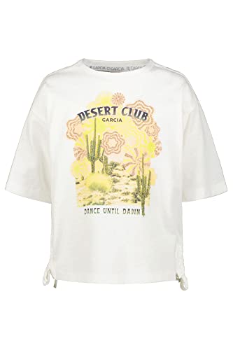 Garcia Kids Mädchen Short Sleeve T-Shirt, Off White, 104/110 von Garcia Kids