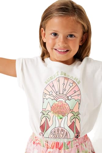 Garcia Kids Mädchen Short Sleeve T-Shirt, Off White, 116/122 von Garcia Kids