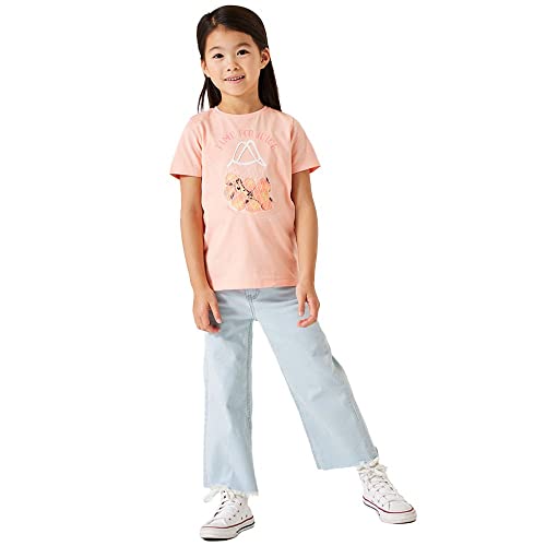 Garcia Kids Mädchen Short Sleeve T-Shirt, Peach orange, 116/122 von GARCIA DE LA CRUZ