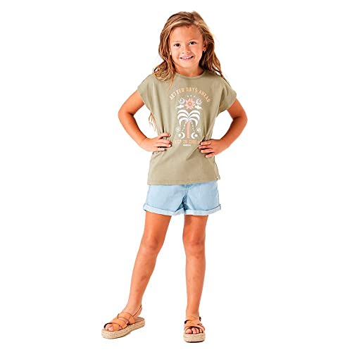 Garcia Kids Mädchen Short Sleeve T-Shirt, Washed Army, 128/134 von Garcia Kids