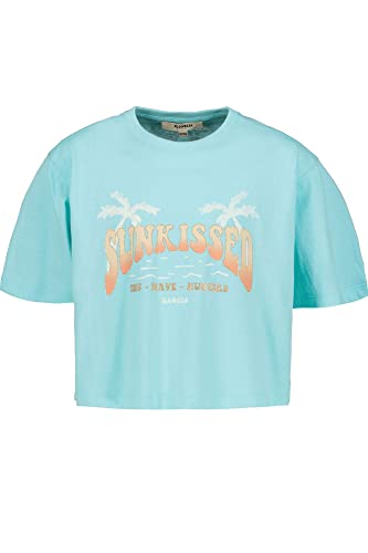 Garcia Kids Mädchen Short Sleeve T-Shirt, sea Crystal, 164/170 von GARCIA DE LA CRUZ