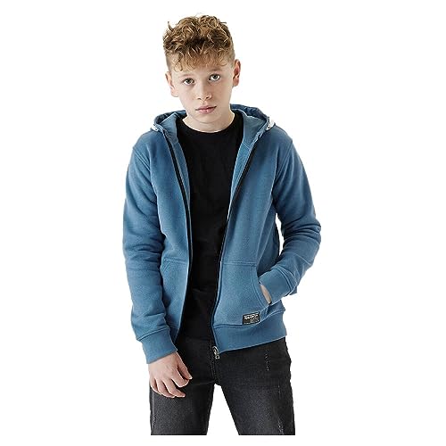 Z3042_Boys Sweat Cardigan,Emerald, 140-146 von Garcia Kids