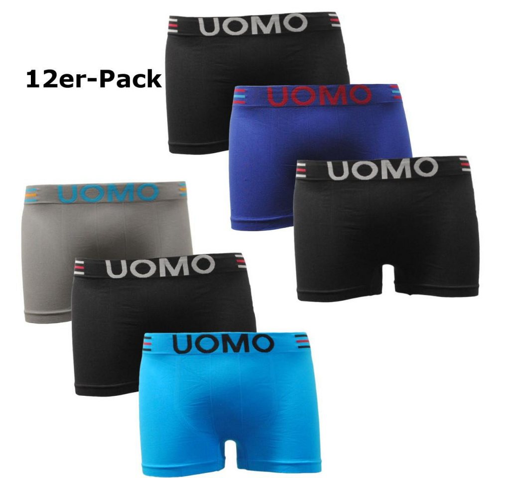 Garcia Pescara Boxershorts Herren Uomo 1 Boxershorts Seamless S22 Boxers Trunks aus Polyamid (12-St) elastisch von Garcia Pescara