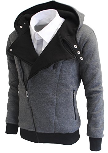 Garcia Pescara Designer Sweatjacke Anthrazit-Schwarz L von Garcia Pescara