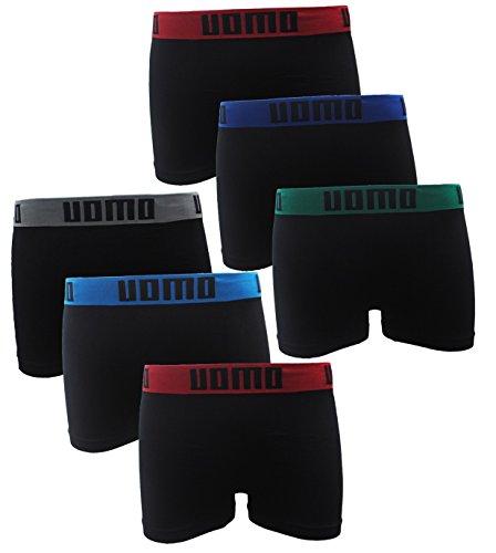 Garcia Pescara Herren Uomo2 Boxershorts Seamless 6er Pack Boxers Trunks aus Polyamid (as3, Alpha, m, l, Regular, Regular) von Garcia Pescara