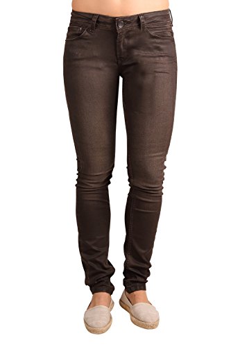 Garcia, Riva Slim, Damen Jeans Hose, Coated Denim Stretch, Brown Used Coated, W 32 L 32 [18942] von Garcia