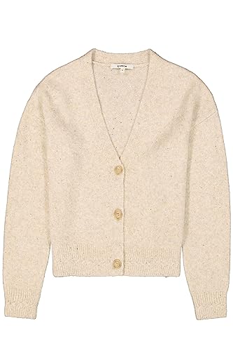 Garcia Damen Cardigan Knit Strickjacke, Sand Melee, XS von Garcia