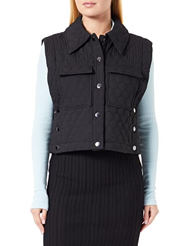 Garcia Damen Colbert + Gilet Strickjacke, Black, L von Garcia