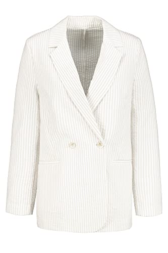 Garcia Damen Colbert + Gilet Strickjacke, Off White, L von Garcia