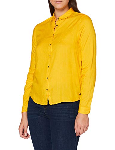 Garcia Damen I90037 Bluse, Gelb (Golden Rod 8120), Large (Herstellergröße: L) von Garcia