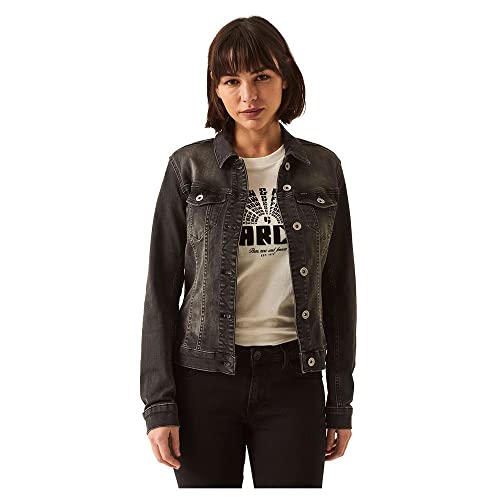 Garcia Damen Jeansjacke Colbert + Gilet, Dark Used, M von GARCIA