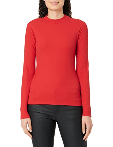 Garcia Damen Long Sleeve T-Shirt, red Lips, L von Garcia