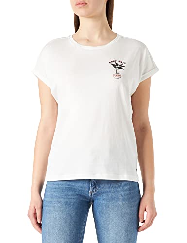 Garcia Damen P20206 T-Shirt, Off White, XL von Garcia